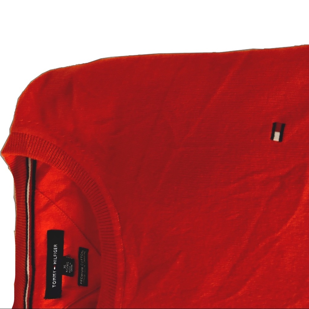🎃 Pumpkin Orange ✨ Tommy Hilfiger Sweater 🎃 - Picture 3 of 3